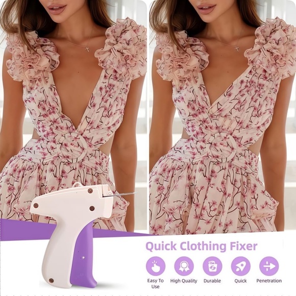 Stitchy Gun for Clothes Tagging, Quick Fix, Price Tag Gun (White+Purple) - Picture 7 of 8